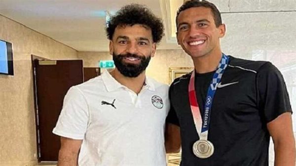 نمبر وان.. ماذا قال محمد صلاح لـ أحمد الجندي بعد تتويجه بالذهبية في أولمبياد باريس؟