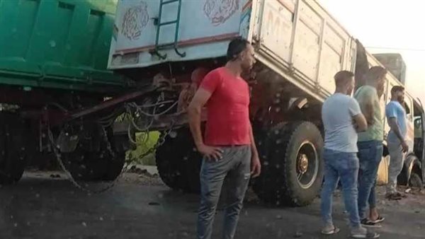 الأخ لحق بشقيقه.. وفاة الضحية الثانية في حادث دهس تريلا لميكروباص بطنطا