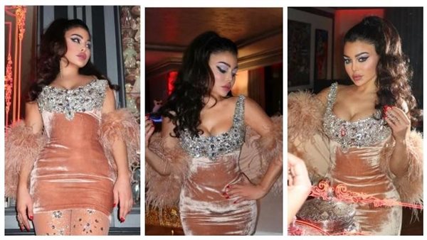 ضيق ومش غالي.. فستان هيفاء وهبي في الساحل الشمالي يثير ضجة | شاهد