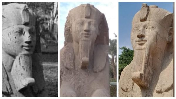 حقيقة كسر أنف تمثال رمسيس الثاني بميت رهينة وأول رد من الآثار