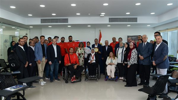 جامعة ساكسوني مصر تكرم أبطال مصر في دورة الألعاب البارلمبية بباريس (صور)