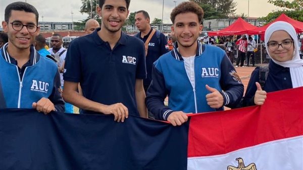 طلاب الجامعة الأمريكية بالقاهرة يحصلون على المركز الأول في دورة الألعاب الجامعية الأفريقية 