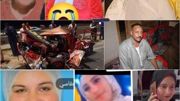 7 نعوش في جنازة واحدة.. مشهد مهيب في وداع شهداء لقمة العيش بالشرقية | شاهد