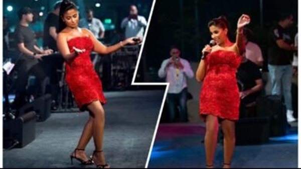 إطلالة لافتة.. روبى تثير الجدل بوصلة رقص بالأحمر النارى | شاهد