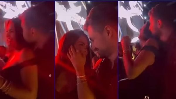 وصلة رقص ووشوشة وضحك.. هل ارتبطت أسماء جلال بالفنان أمير المصري؟ | فيديو