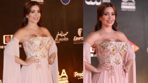 مش غالي.. سعر غير متوقع لفستان نسرين طافش | شاهد