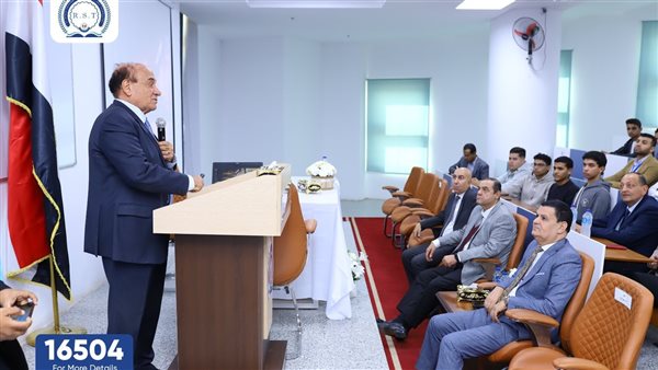 تفاصيل ندوة اللواء سمير فرج عن حرب أكتوبر المجيدة بجامعة الريادة (صور)