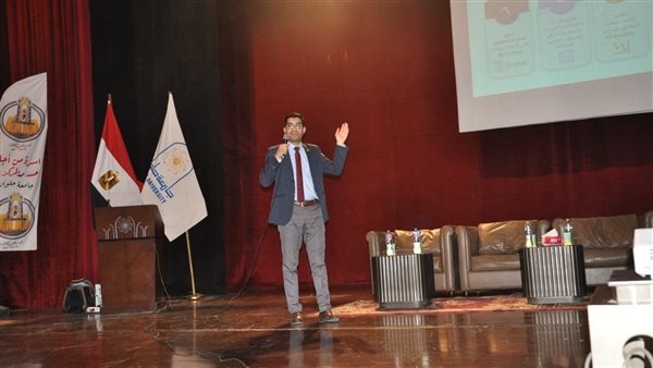 فاعليات ورشة عمل استخدام قواعد بيانات بنك المعرفة المصرى بجامعة حلوان (صور)