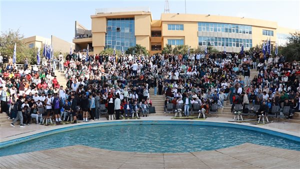 جامعة بدر تحتفل بختام البطولة الرياضية بحضور الإعلامي أحمد شوبير (صور)