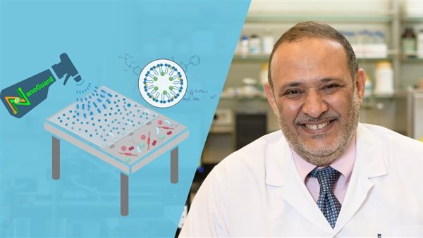 فريق بحثي بالجامعة الأمريكية بالقاهرة يطوّر مطهرًا للحماية طويلة الأمد ضد الجراثيم 