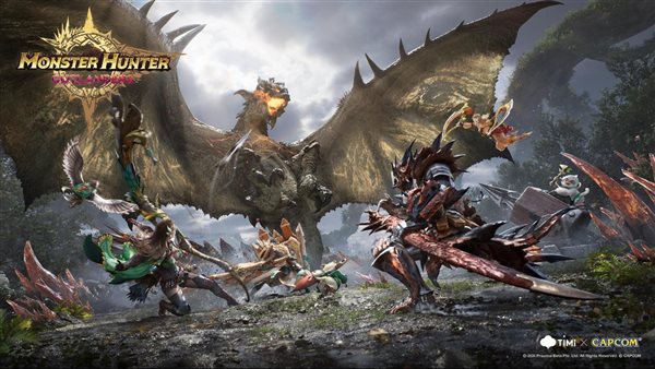 تجربة صيد حقيقية على الموبايل تقدمها لعبة Monster Hunter Outlanders من إنتاج TiMi Studio Group وCopcom