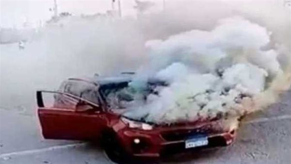 بعد احتراق سيارتهما.. تفاصيل نجاة معيدة بكلية الآثار وخطيبها من موت محقق على دائري الوراق