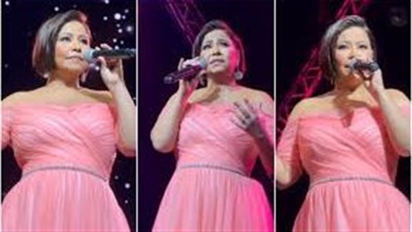 وردي منفوش.. سعر فستان شيرين عبدالوهاب في حفل دبي يثير الجدل | شاهد