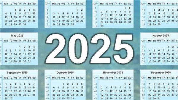  تبدأ من 7 يناير.. تعرف على مواعيد الإجازات خلال عام 2025 
