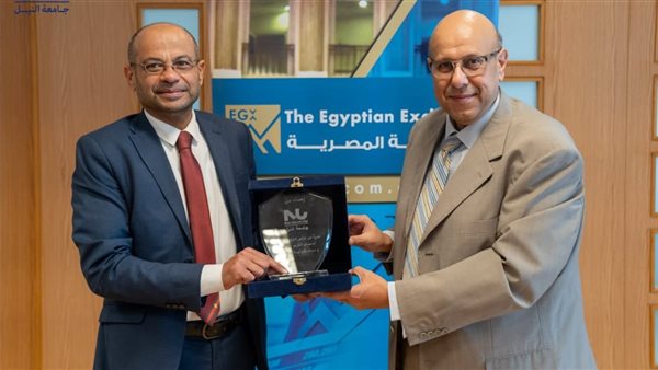 جامعة النيل توقع بروتوكول تعاون مع البورصة المصرية.. صور