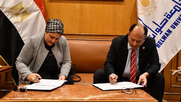 جامعة حلوان توقع بروتوكول تعاون مع جامعة 6 أكتوبر التكنولوجية.. صور