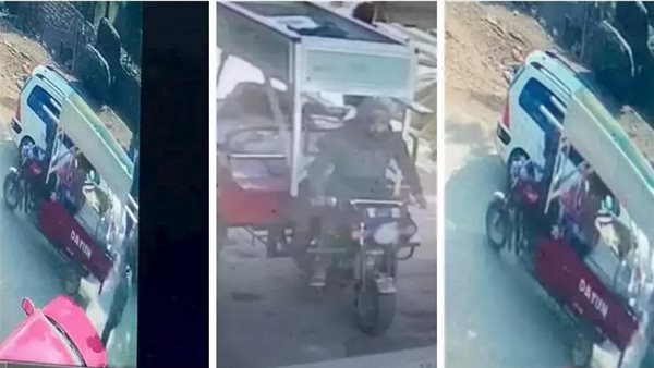 كاميرات المراقبة تكشف اللص.. تفاصيل سرقة نعش الموتى من مسجد بالشرقية على تروسيكل | شاهد