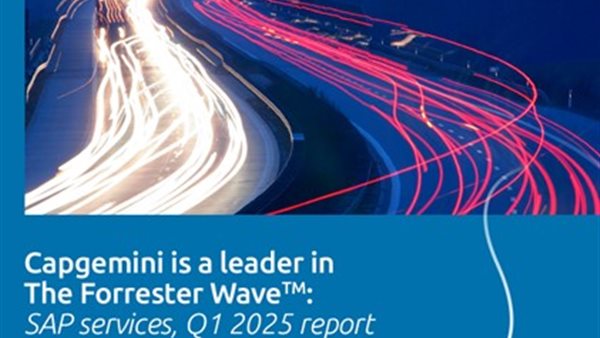 كابجيميني تحصد لقب الريادة في خدمات SAP من قِبل شركة أبحاث مستقلة