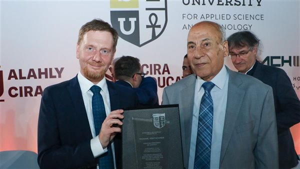 بالصور.. افتتاح الجامعه الألمانية المصرية ساكسوني مصر
