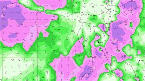 حالة الطقس اليوم الجمعة 25-4-2025
