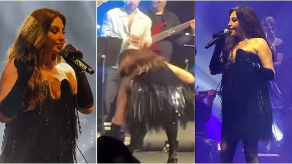 ماذا فعلت؟.. موقف مفاجئ لـ إليسا أمام الجمهور بحفل باريس | شاهد