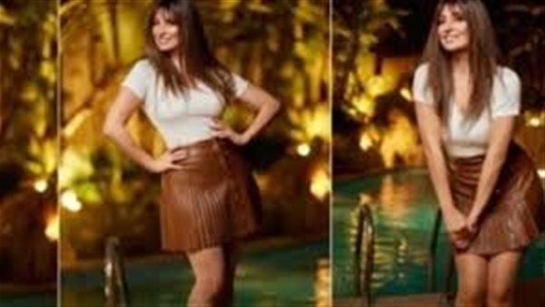 فستان أعلى الركبة.. نيرمين الفقي تثير الجدل في أحدث ظهور | شاهد