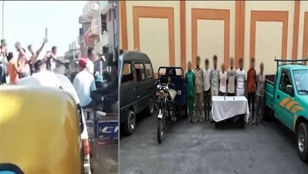 بيرقصوا بالسلاح في الشارع..تفاصيل القبض على 9 أشخاص عطلوا المرور في فرح بدمنهور
