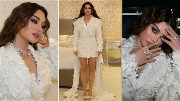  فستان بذيل.. هيفاء وهبي تثير الجدل بإطلالة جريئة | شاهد