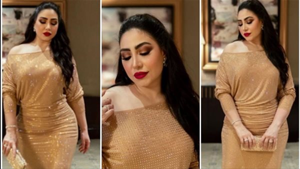 فستان لامع.. بوسي تخطف الأنظار بهذه الإطلالة | شاهد