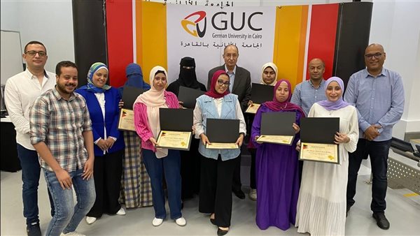 ختام البرنامج التدريبي لطلاب الجامعات الحكومية بالمكتبة المركزية بالجامعة الألمانية بالقاهرة 