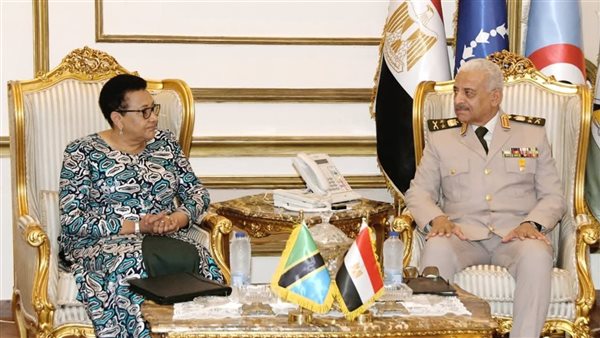 وزير الدفاع والإنتاج الحربى يلتقى وزير الدفاع والخدمة الوطنية التنزانية