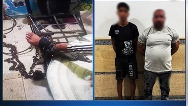فيديو صادم.. أب يربط ابنه بجنزير حديدي وتحرك عاجل من الداخلية | شاهد