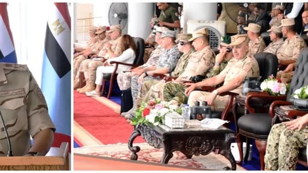  وزير الدفاع يشهد تنفيذ المرحلة الرئيسية للتدريب المصرى / الأمريكى المشترك ( النجم الساطع - 2025 )