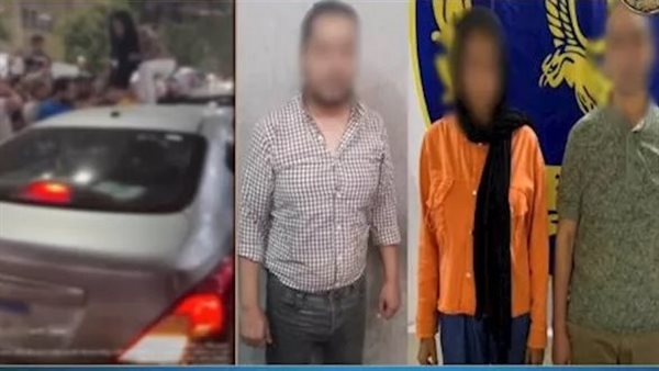  فيديو صادم.. فتاة تصعد فوق سيارة وتعتدي على سائق في السلام | شاهد