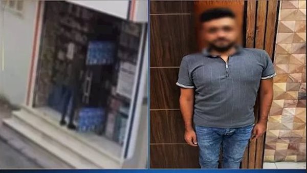 فيديو صادم.. عامل يرتكب فعلًا خادشًا مع عاملة بصيدلية في سوهاج | شاهد