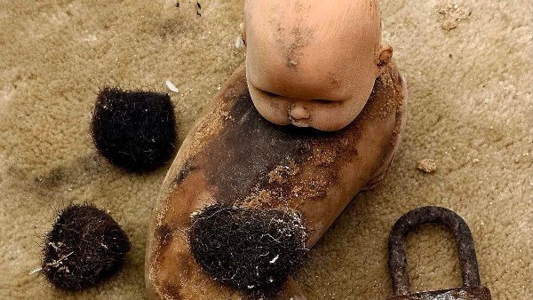  تفاصيل صادمة في العثور على دُمى مشوهة وملابس داخلية بحملة تنظيف المقابر بالبلينا | شاهد