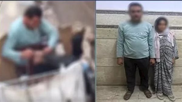 فيديو صادم.. أب يضرب ابنته ويكبل يدها في تروسيكل | شاهد