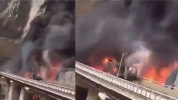  حادث مروع بالمدينة المنورة.. التفاصيل الكاملة لوفاة أكثر من 40 معتمرا بسبب شاحنة نفط | فيديو 